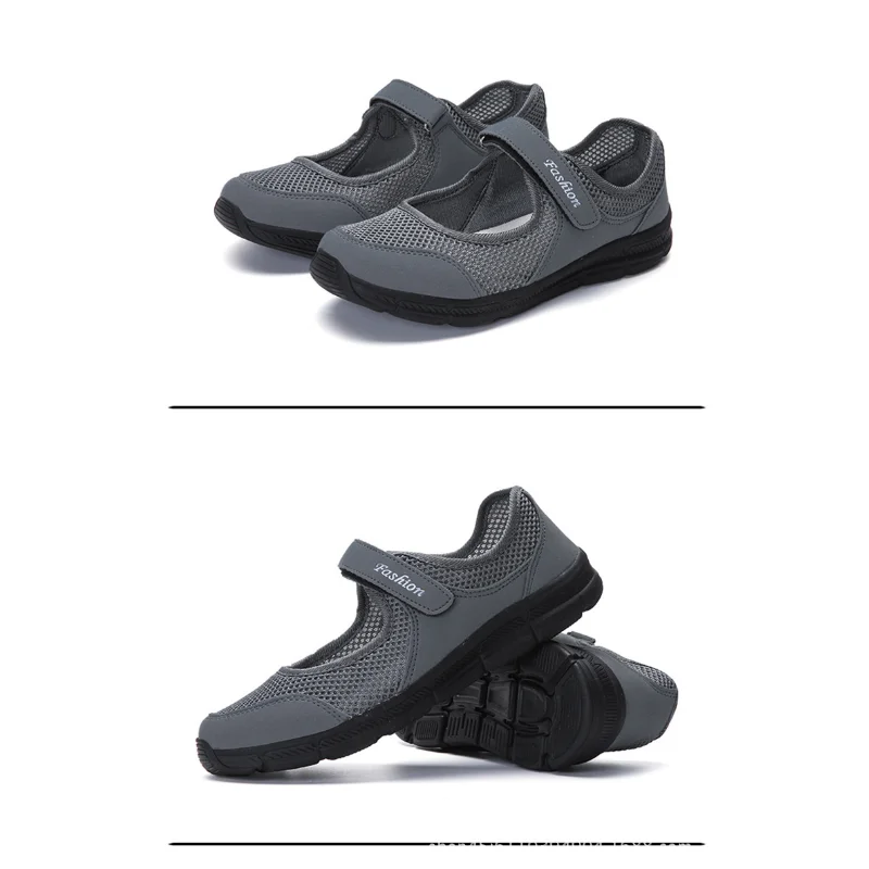 2023 Elderly Shoes Outdoor Walking Women's Shoes Mom's Shoes 35-42 Elegant women shoes with low heels wedge heel