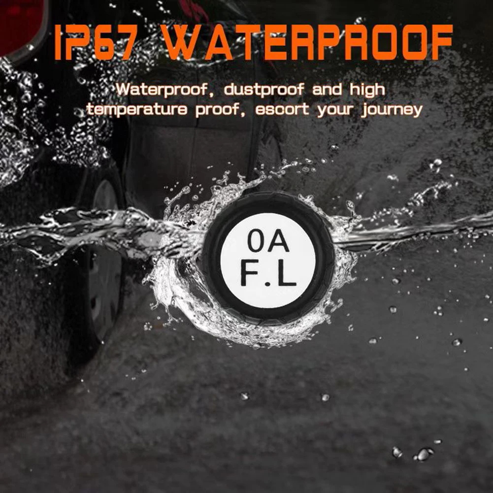 Датчик давления в шинах 2 шт. беспроводная система контроля для мотоциклов TPMS