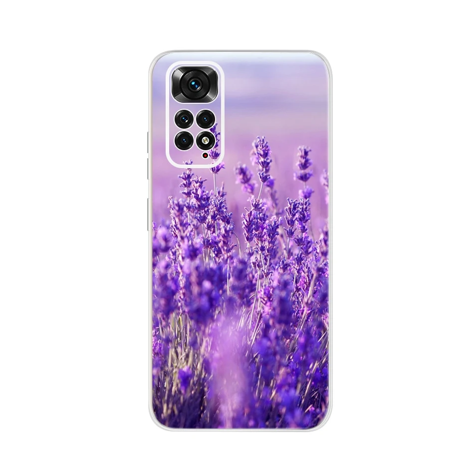 Чехол 6 43 дюйма для Xiaomi Redmi Note 11 прозрачный мягкий силиконовый чехол из ТПУ