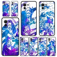 one piece anime art phone case for xiaomi poco x3 nfc m3 f3 m4 mi 12 11 ultra note 10 lite 11x 11t 10t pro 5g 9t 11i black cover