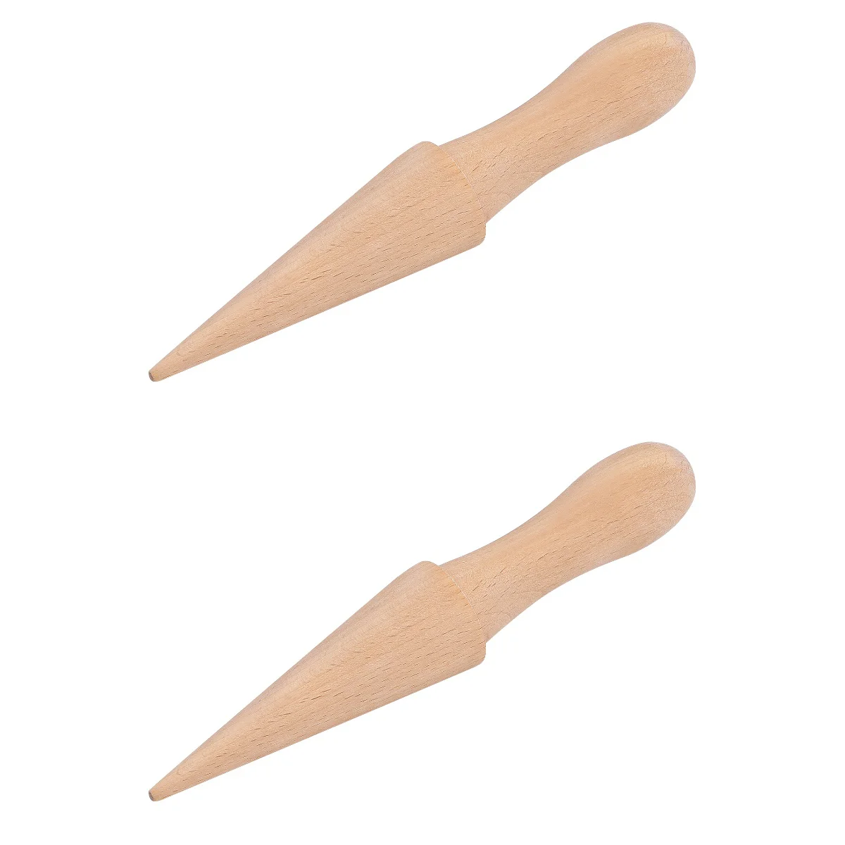 

2 pcs Krumkake Rolling Tool Ergonomic Kitchen DIY Mold Beechwood Rolling Mold DIY Kitchen Tool Ice Cream Horn Mold