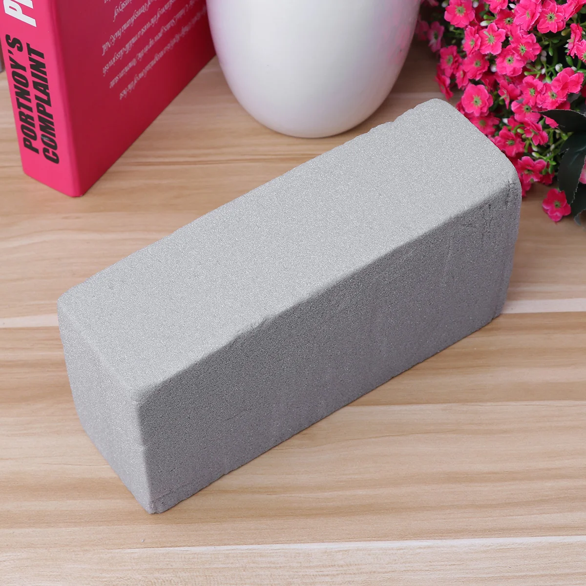

Floral Block Artificial Flower Mud for Fresh Cut Floral Arrangements High Absorbent Sponge Family Decoration - 23x10x7cm (Grey)
