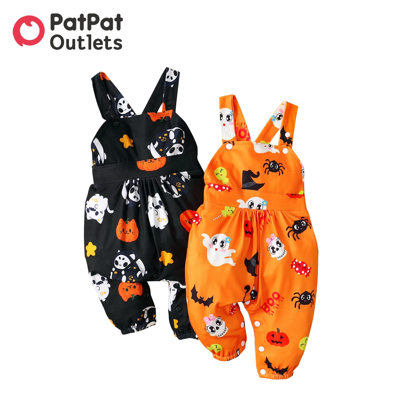 Детские костюмы на Хэллоуин PatPat для мальчиков 2 шт. боди новорожденных
