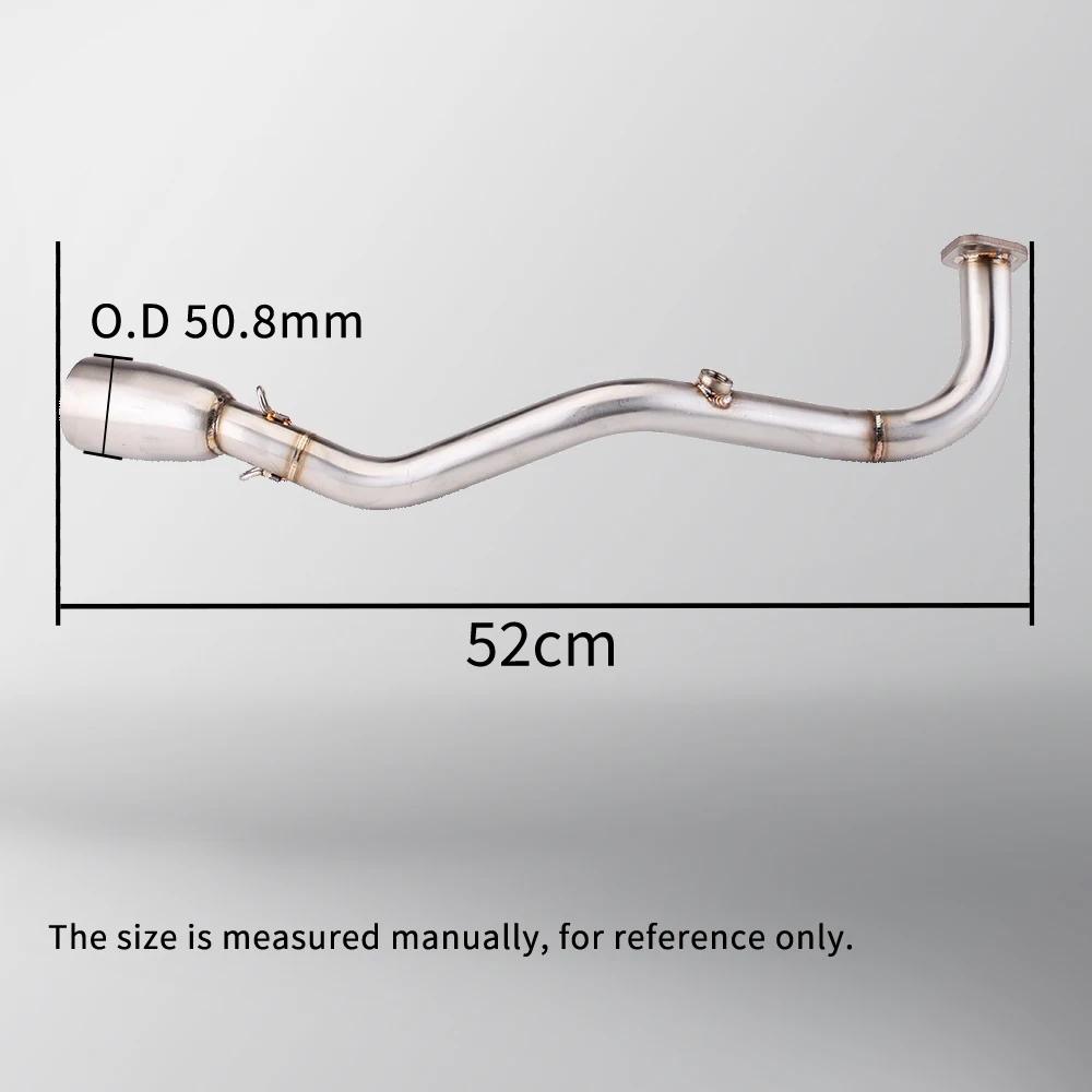 Выхлопной глушитель для YAMAHA Cygnus v6escape спереди звеньевая труба полный выхлопной 51