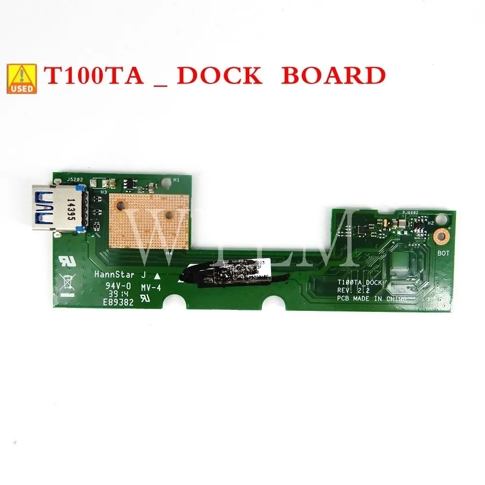 

Б/у T100TA DOCK_BOARD REV2.2 для ASUS T100T T100TA IO BOARD USB