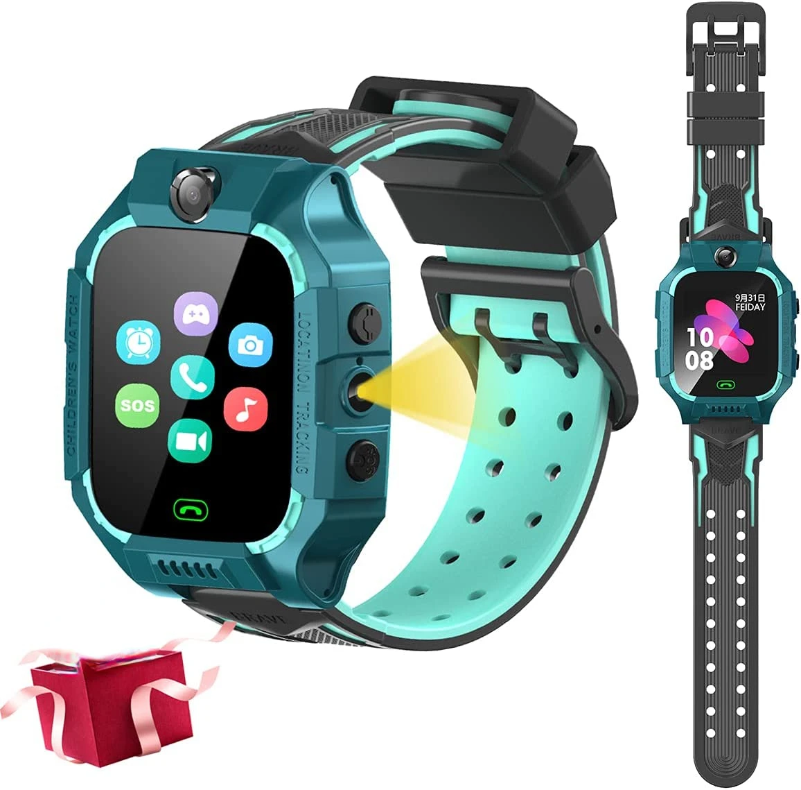 Smart Watch for Kids Boys Girls Phone Digital Watch with Call 8 Games Camera MP3 Music Player Video Player Flashlight SOS