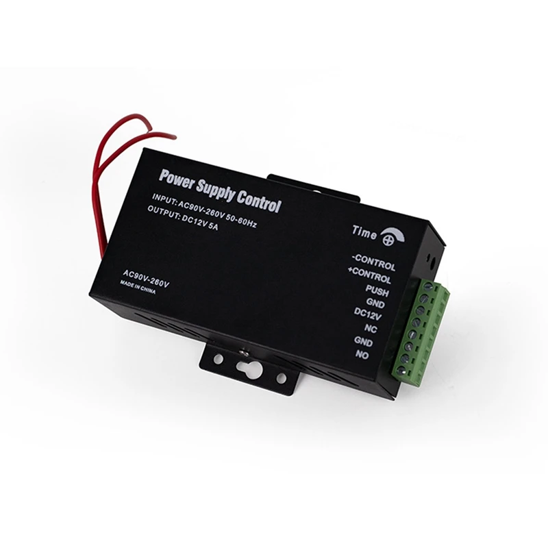 

ABGZ-DC12V 5A Door Access Control System Switch Power Supply Adapter AC 90-260V For Access Control Machine