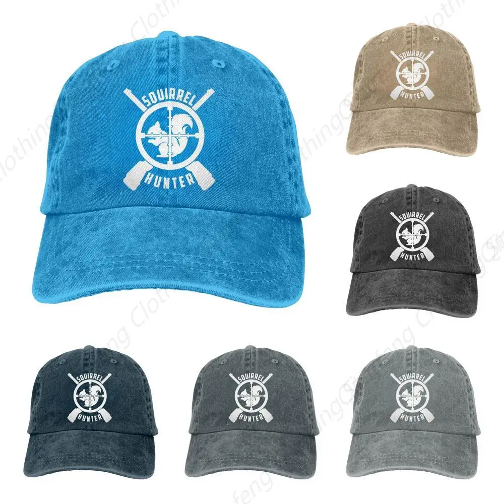 Бейсбольные кепки Squirrel Hunter мягкая кепка унисекс модная джинсовая шляпа