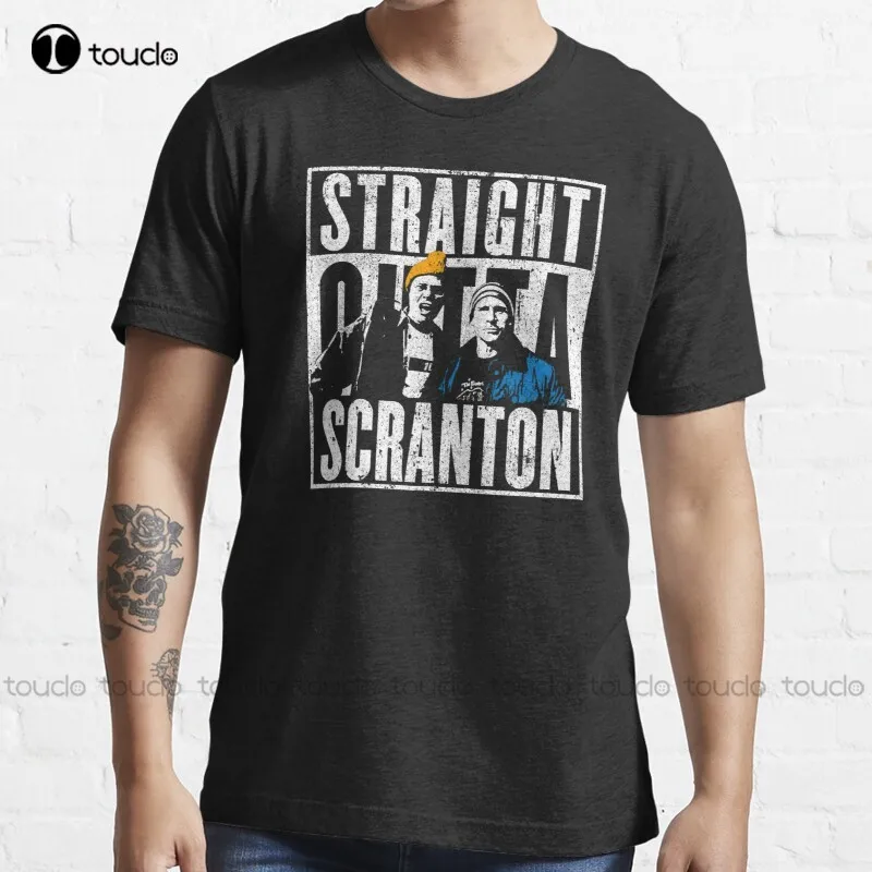 

New Straight Outta Scranton - Lazy Scranton T-Shirt Oversized T Shirts For Women men s-5xl men tshirt Unisex