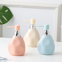 macaron color ceramic liquid soap dispensers hand sanitizer shower gel shampoo bottle press bottle bathroom dispensers