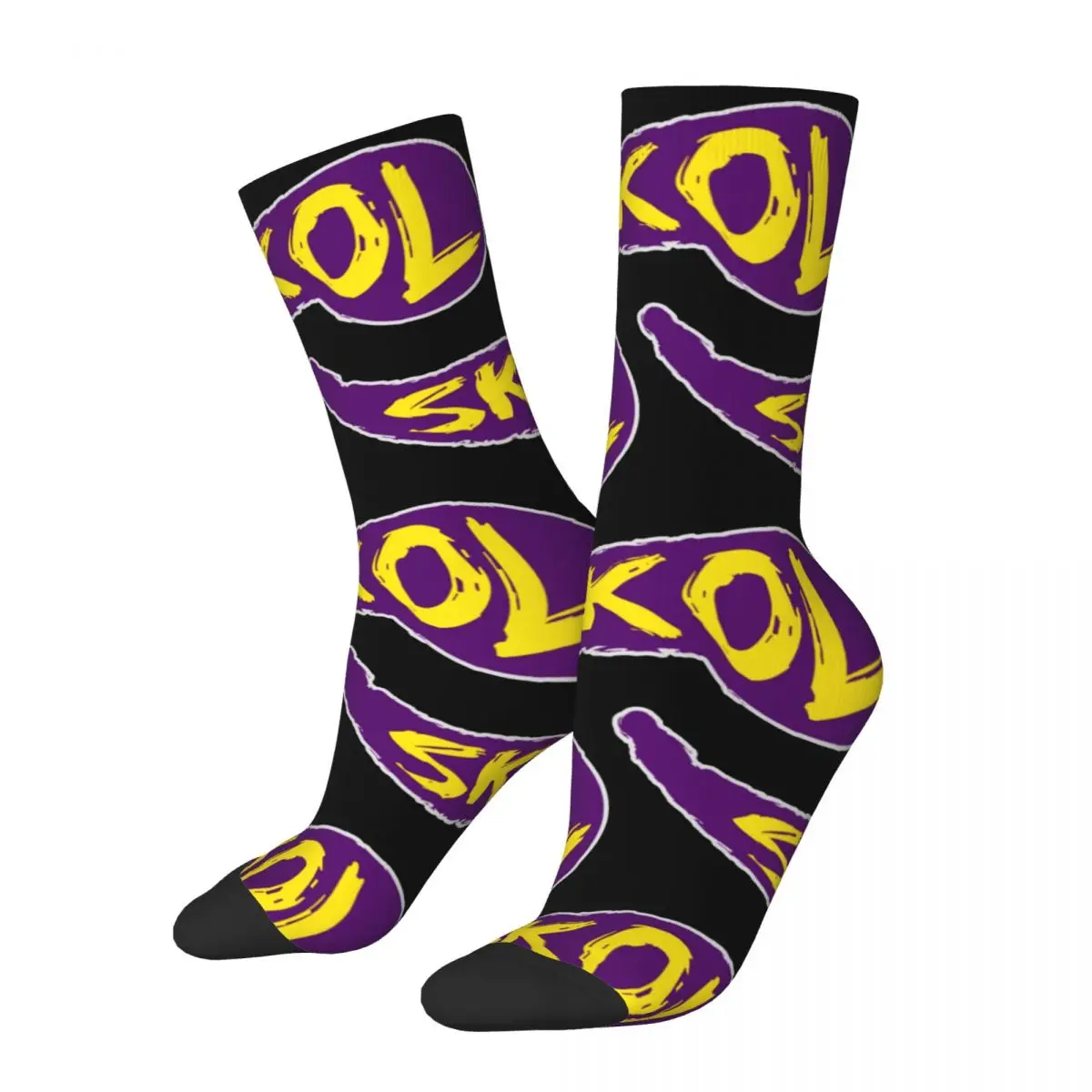 

Skol Logo Merch Crew Socks Sweat Absorbing Novelty Skateboard Long Socks Comfortable for Men's Little Small Gifts