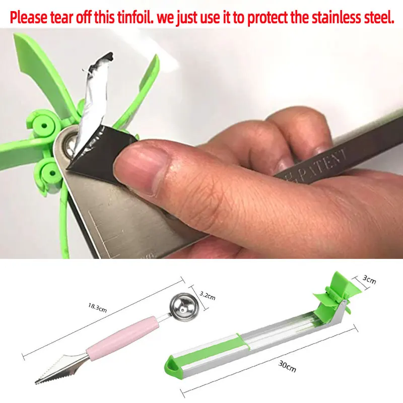 Stainless Steel Watermelon Slicer Cutter Knife Corer Fruit Vegetable Tools Kitchen Gadgets Accessories Utensilios Cooking |