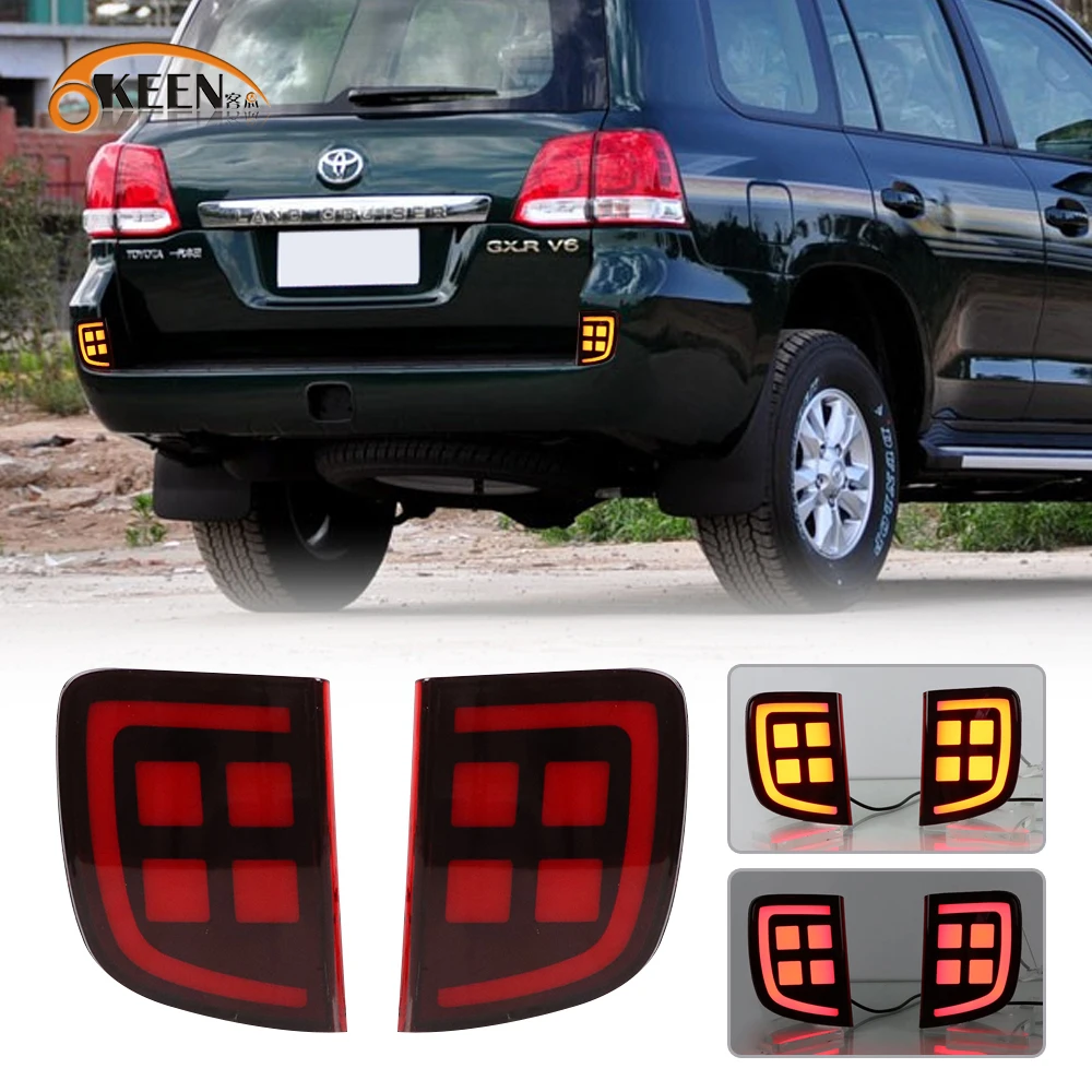 

OKEEN 2 шт., фонарь заднего бампера для Toyota Land Cruiser 2008-2015