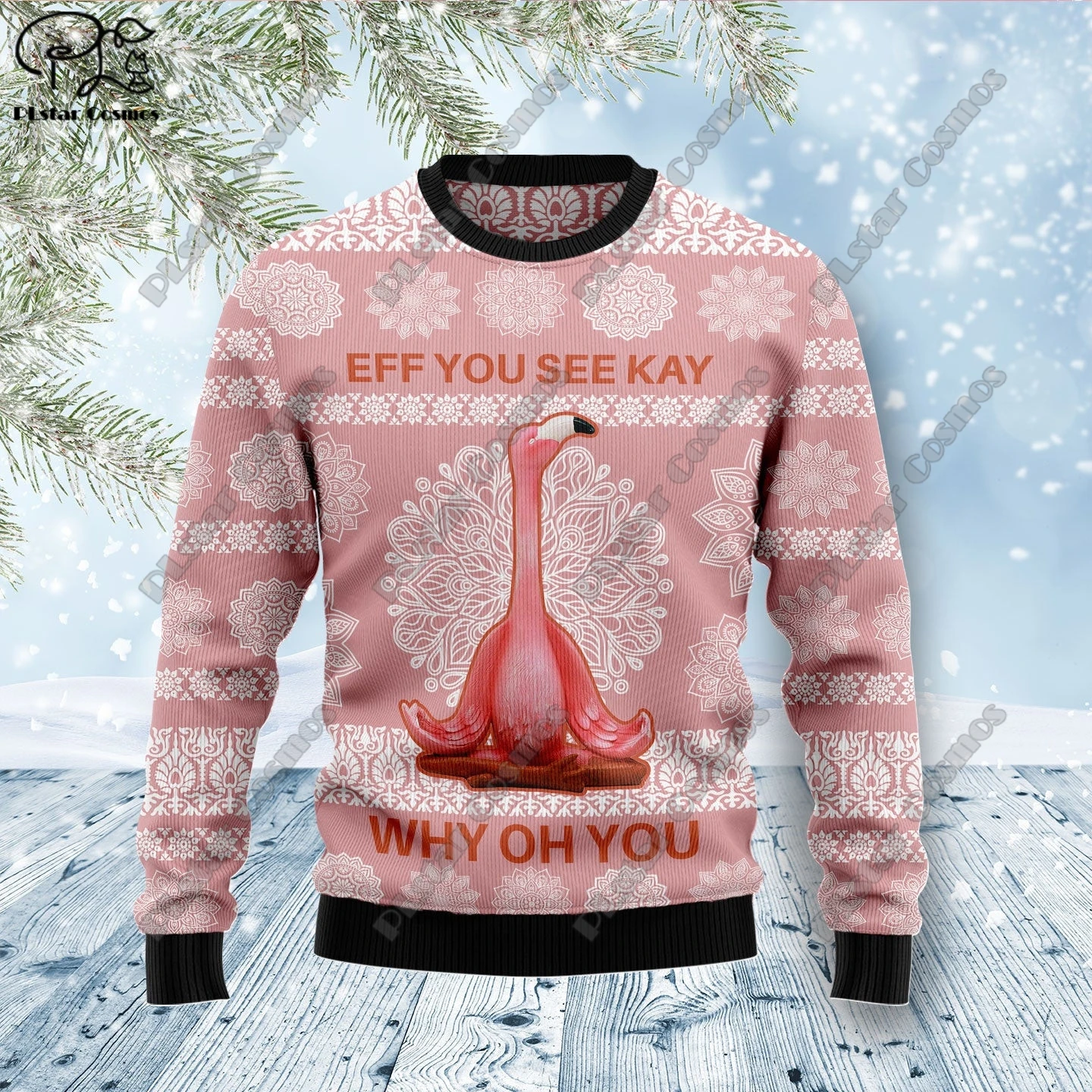 New 3D Printed Animal Custom Series Cute Christmas Pattern Ugly Sweater Street Casual Winter Sweatshirt S-97