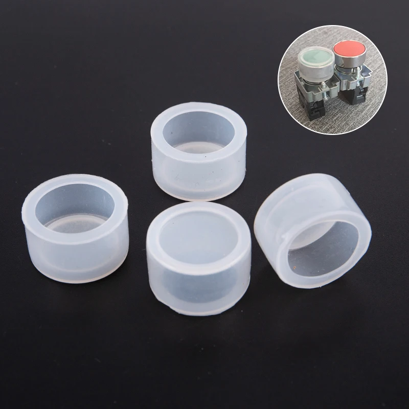 

10Pcs Dust-proof Push Button Switch Cap PBC For 22mm Mount LA38 LAY37 Switch