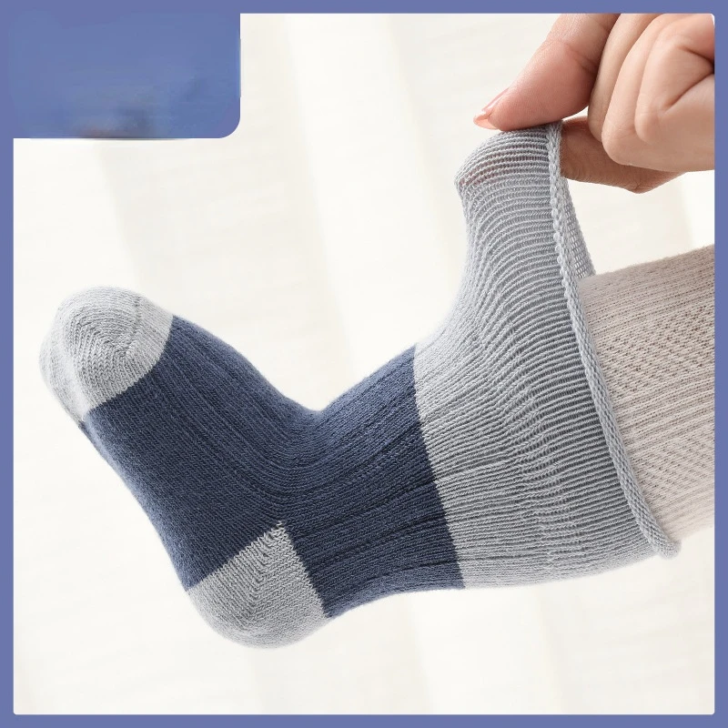 6Pairs Baby Socks Boys GirlsCotton Soft Newborn Babies Loose Comfortable Sock Kids School Sport Socks