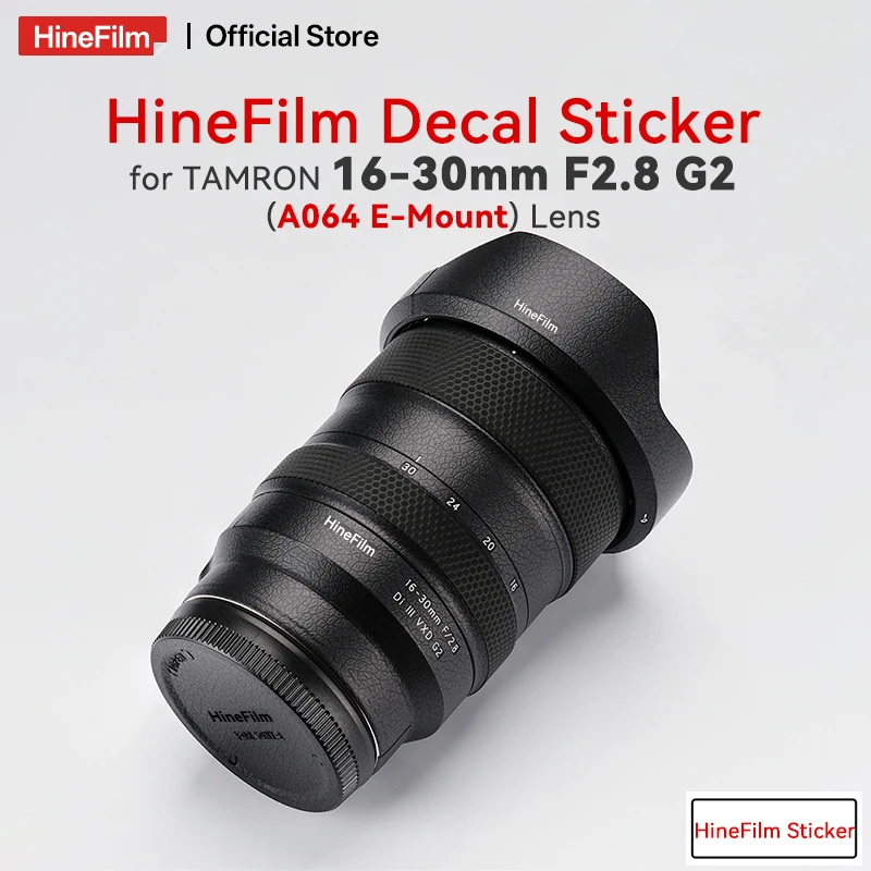 Фото Hinefilm Skin для Tamron 16-30 мм F2.8 VXD G2 для Sony Mount Lens Sticker 16 30 Wrap Cover 16-30 F2.8 Защитная оболочка объектива 1630 №1