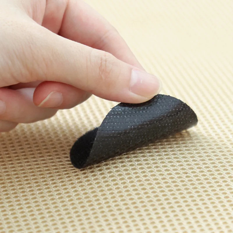10/20/50 Pcs Strong Self Adhesive Fastener Dots Stickers Velcros Tape for Bed Sheet Sofa Mat Carpet Anti Slip EL |