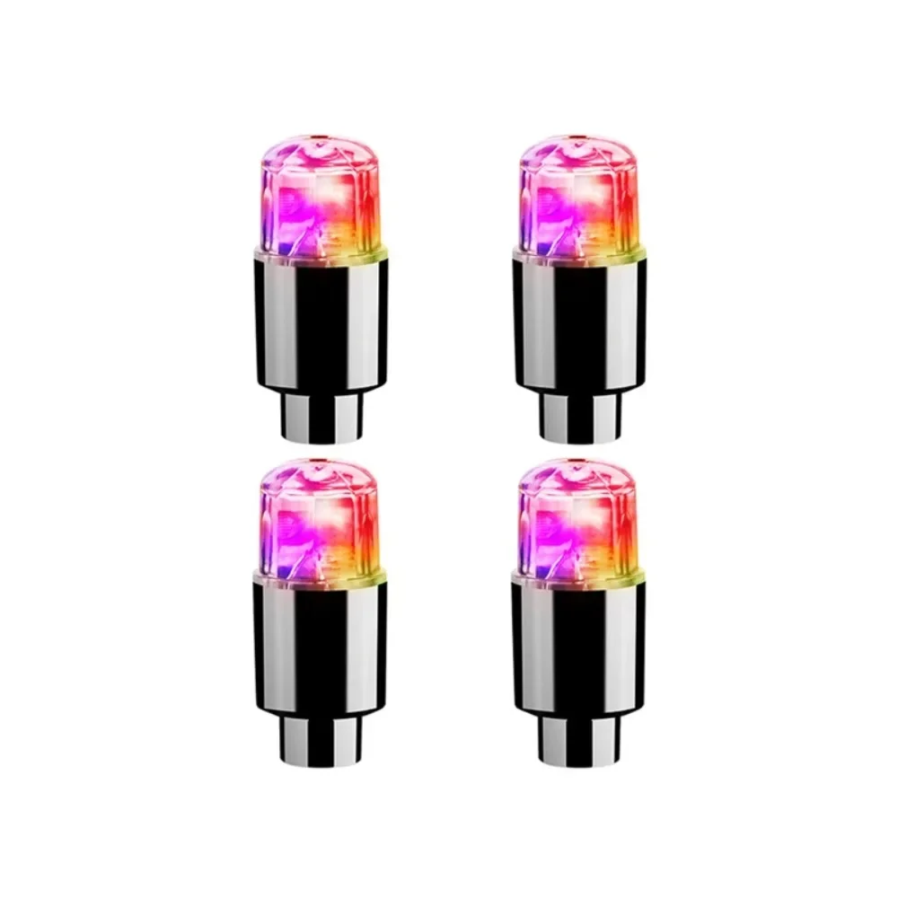 

4 шт. красочные светодиодные фары для колес, колпачки для клапанов автомобильных шин, неоновая лампочка, универсальная крышка клапана для автомобиля, мотоцикла, велосипеда, авто, экстерьер