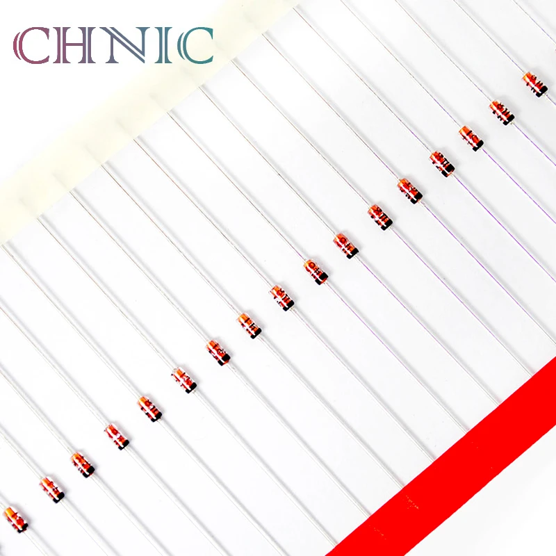 (100 шт) Диоды Шоттки BAT85 с барьером 200 мА 30 В DO-35 (DO-204AH) аксиальные 0,2 А 30 Вольт маломощные сигнальные переключатели.