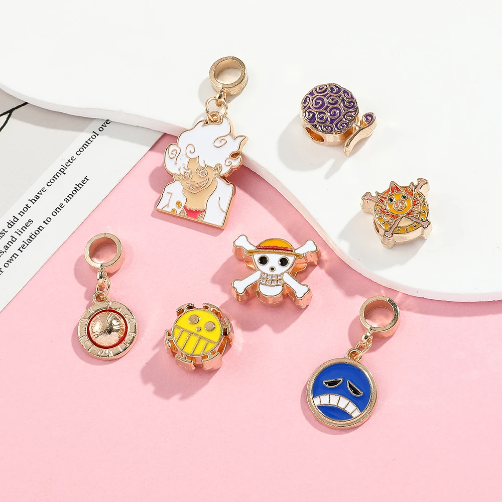 Цельный Эмалевый Браслет D.Luffy с обезьяной сделай сам браслет ожерелье ювелирные