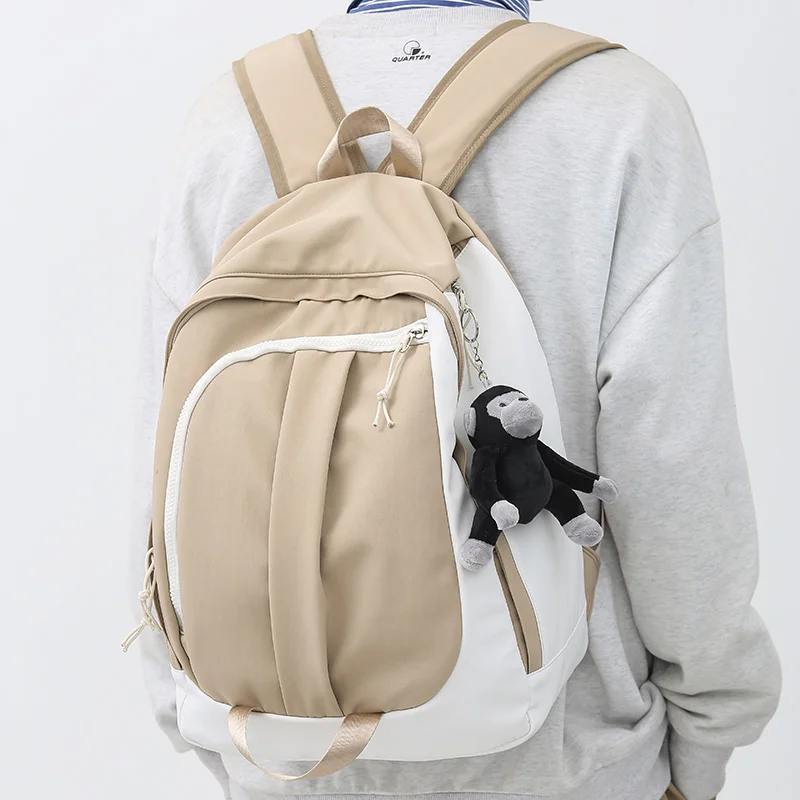 

Trendy Cool Lady Male Student Backpack New Female Men College Bag Girl Boy Travel School Backpack Fashion Student Women Book Bag