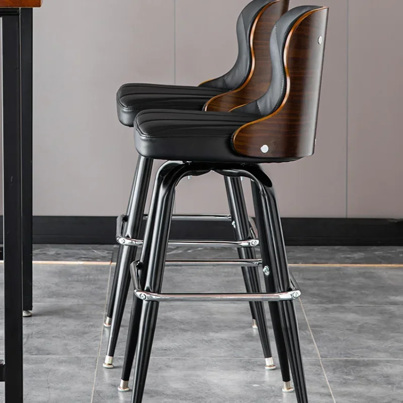 Модный стул на ножках эргономичная кухонная стойка деревянные стулья высокая