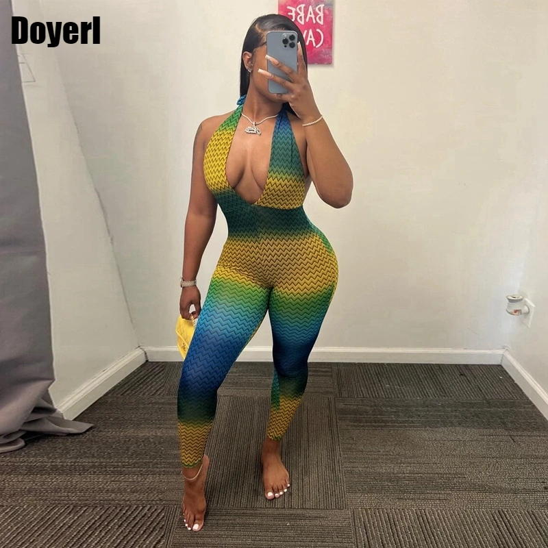 

Summer Sexy Jumpsuit Women 2022 Party Club Backless Rompers Fashion Korean Bodycon Jumpsuit Overalls One Piece Outfits Ladies