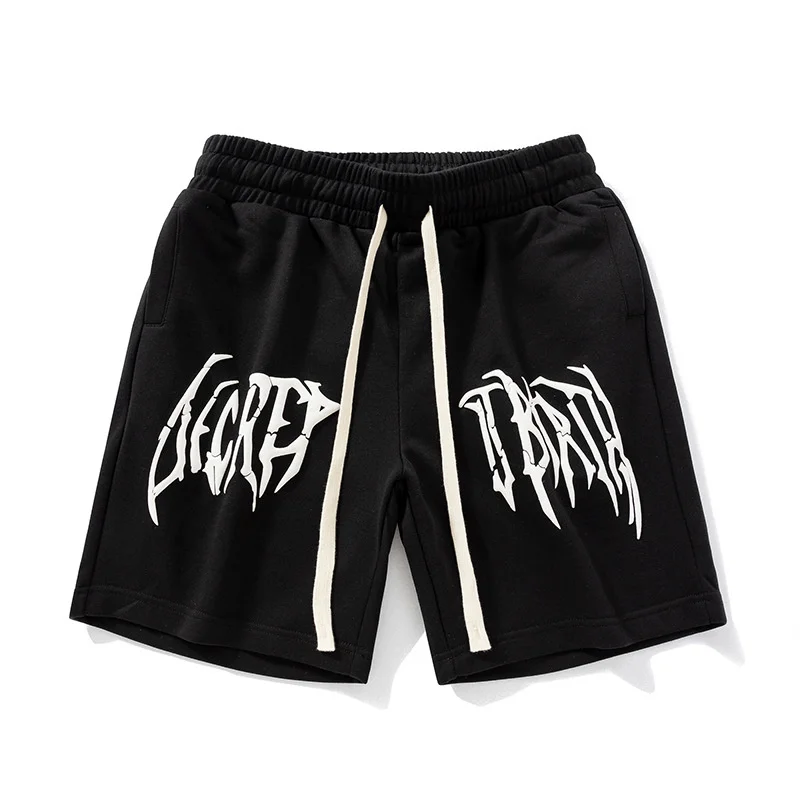 Chaopai Basic Blue Ball Pants Men's Summer Leisure Sports Shorts Summer American Capris Unisex Shorts