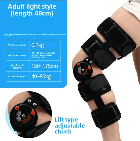 Регулируемый коленный бандаж Jaysuing черный