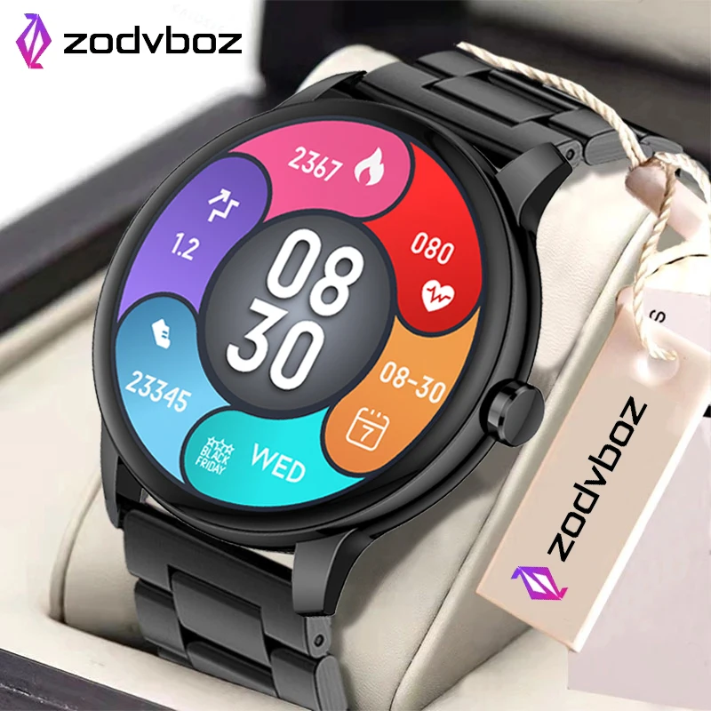 

zodvboz Smart Watch Men Full Touch Screen Sport Fitness Watch IP67 Waterproof Bluetooth Call For Apple Android Smartwatch Women