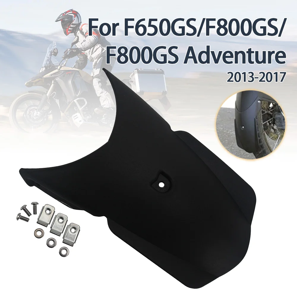 

For BMW F800GS F650GS F800 GS ADV 2008-2017 Motorcycle Front Fender Tire Hugger Mudguard Splash Guard Extension Extender Cover