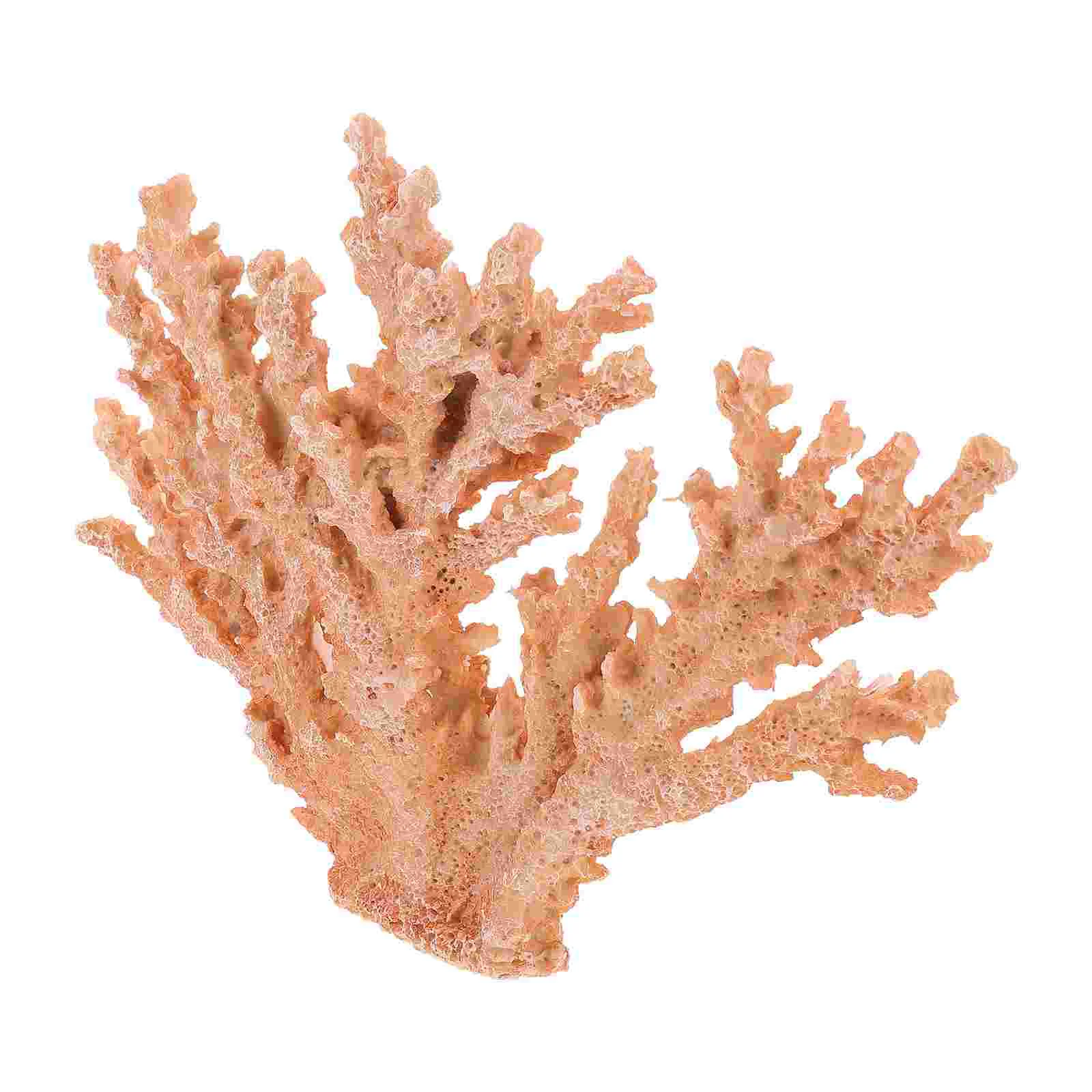 

Coral Aquarium Decorations Decor Ornament Artificial Decorationsculpturetankdesktop Reef Resin Tabletop Faux Branch Fake