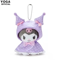 hello kitty cute cartoon doll sanrio anime melody cinnamoroll cute raincoat collection girl keychain backpack pendant decoration