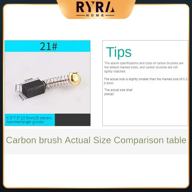 

Various Size Graphite Brush High Hardness Carbon Brush Polishing Replacement Cutting Polishing Machine Power Tool Various Models