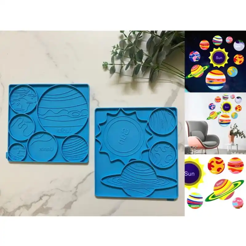 

Planet Wall Decoration Solar System Planet Coaster Sun Earth Jupiter Mars etc Resin Art Home decoration Mo