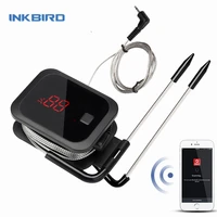 inkbird wireless meat food thermometer with cooking sensor for oven grill bbq steak turkey smoker kitchen smart thermometer tool