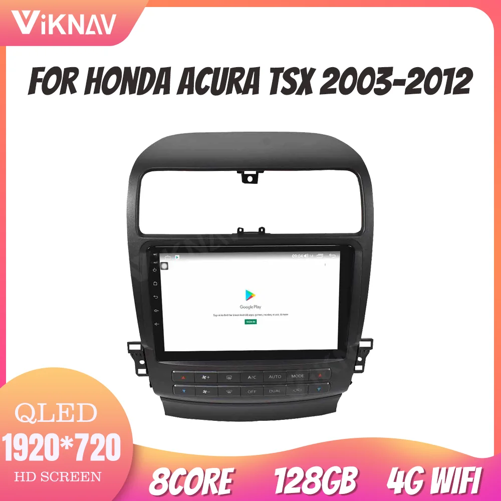 

8-ядерный автомобильный радиоприемник для Honda Acura TSX 2003-2012, оригинальная автомобильная функция 1080P HD, навигация заднего вида, GPS, DVD, мультимеди...