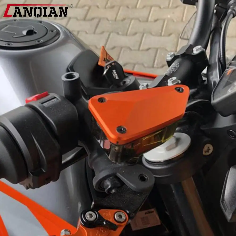 

For 790 Adventure ADV R Duke 790 2018 2019 2020 2021 Motorcycle CNC Front Brake Reservoir Fluid Tank Cover Cap Master Cylinder