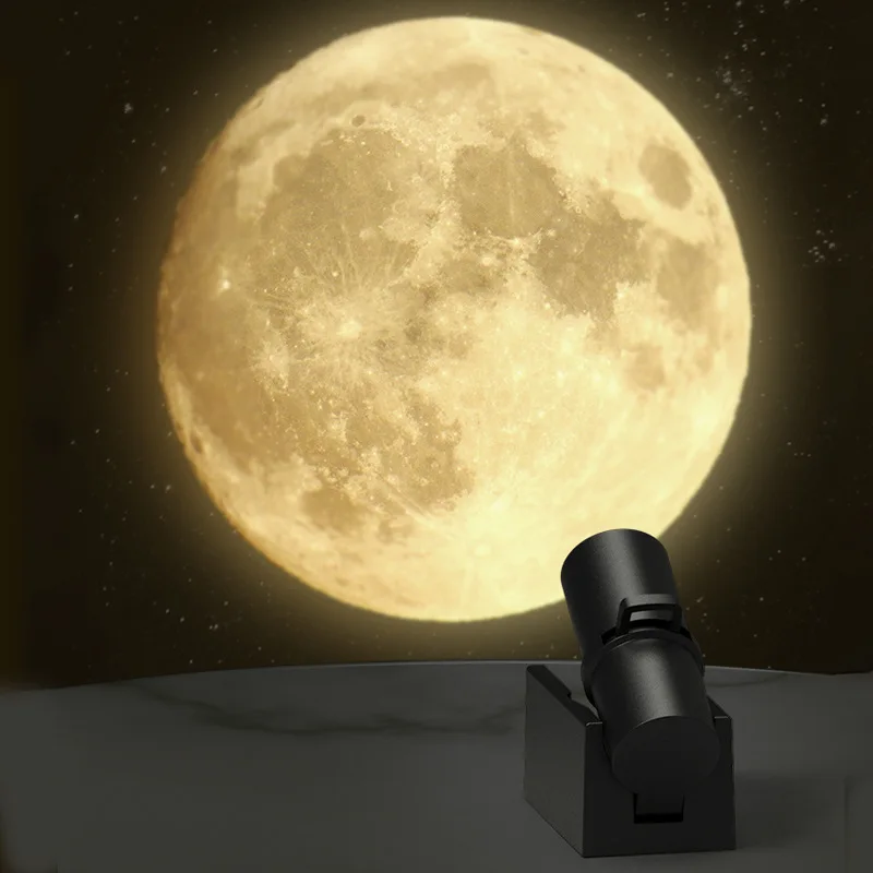 

1Pc Nigtht Light Projector Cute Bedroom Decor Atmosphere Lamp Backround Wall Decoration Moon Earth Projection Photography Lamps