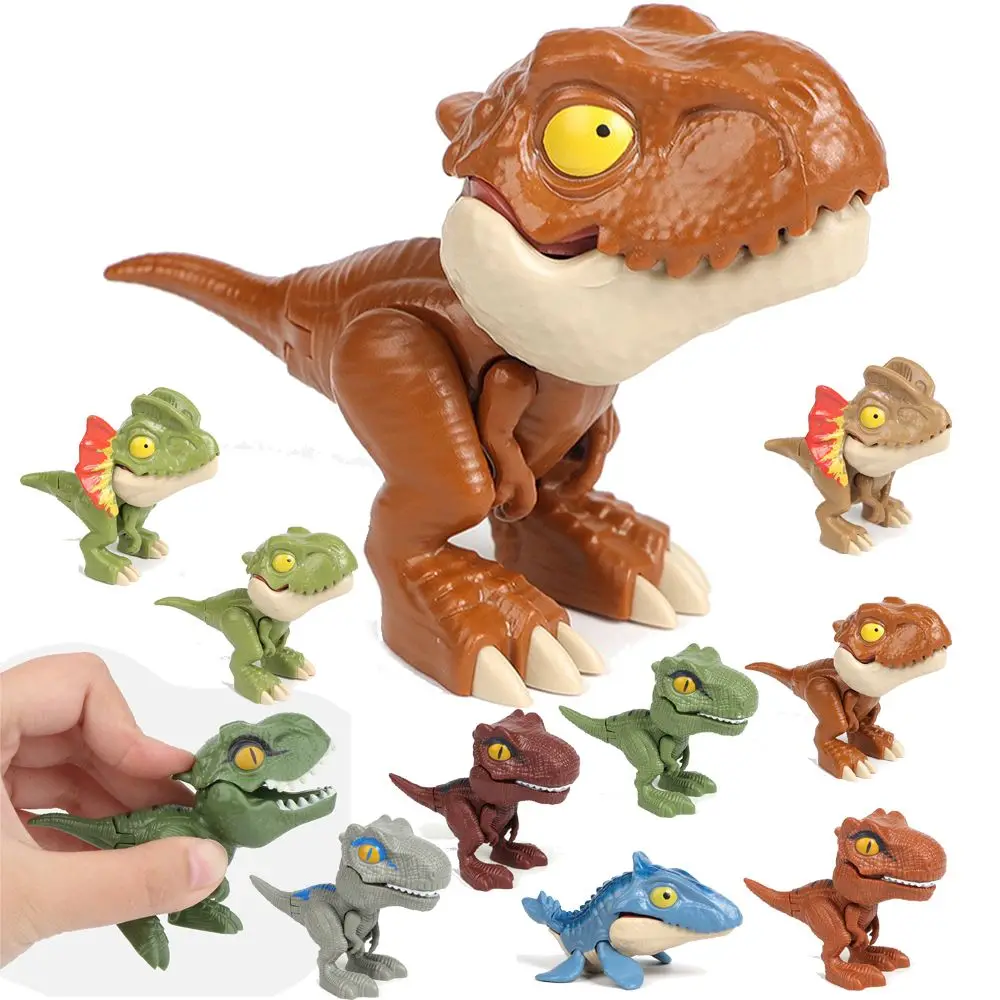

Creative Children's Gifts Classmate Games Gag Toys Tyrannosaurus Model Bite Finger Dinosaur Toy Dinosaur Toy