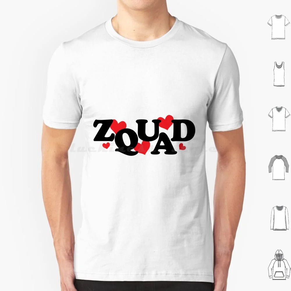 Футболка Zquad 6 с логотипом чёрная хлопковая для мужчин и женщин принтом сделай сам