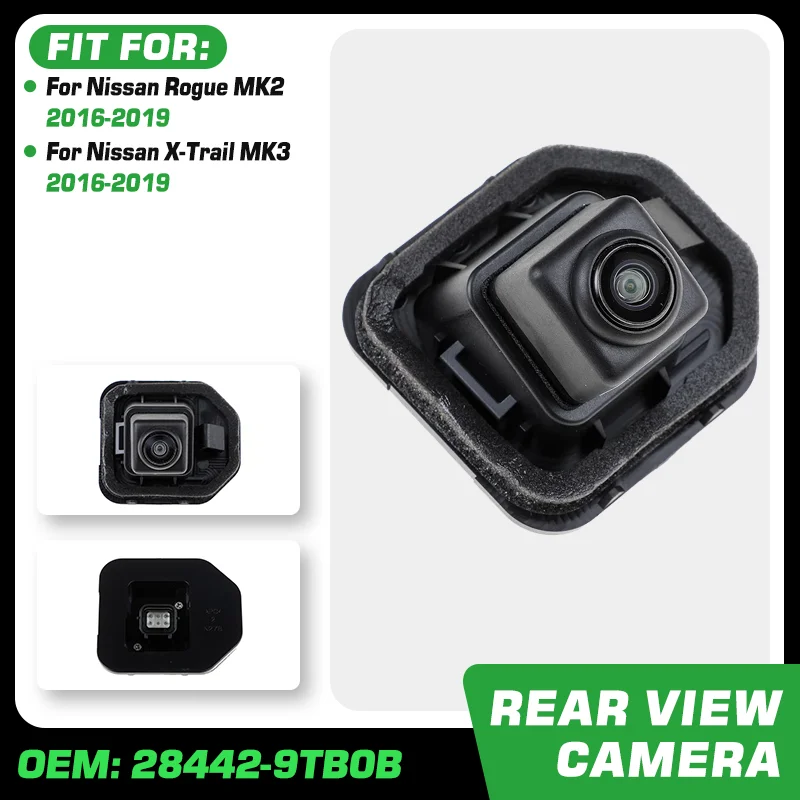 

Для Nissan Rogue T32 MK2 Nissan X-Trail XTrail T32 MK3 2016 2017 2018 2019 камера заднего вида резервная парковочная камера заднего вида 28442-9TB0B