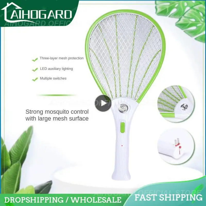 

Mosquito Killer Instant Abs Shock Fly Swatter Anti-electric Shock Electric Mosquito Swatter Garden Supplies Anti-electric