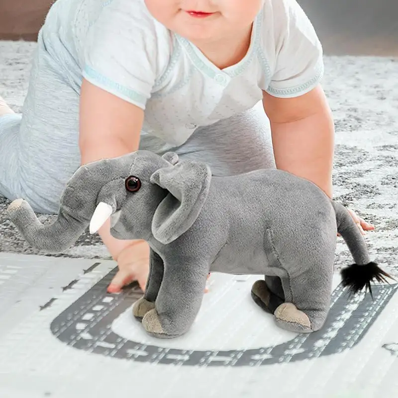 Мягкая плюшевая игрушка-слон мягкая и удобная детская игрушка