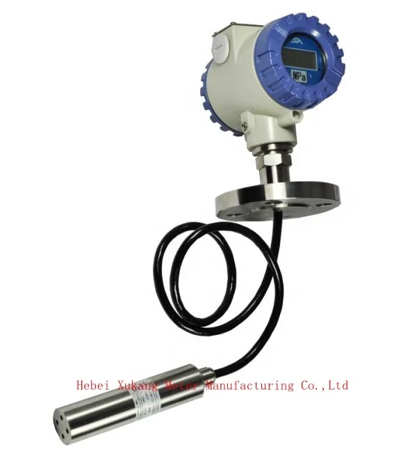 

water,oil,fuel liquid Cabled static pressure level transmitter 4-20ma 0-10V Output Submersible Level Sensor