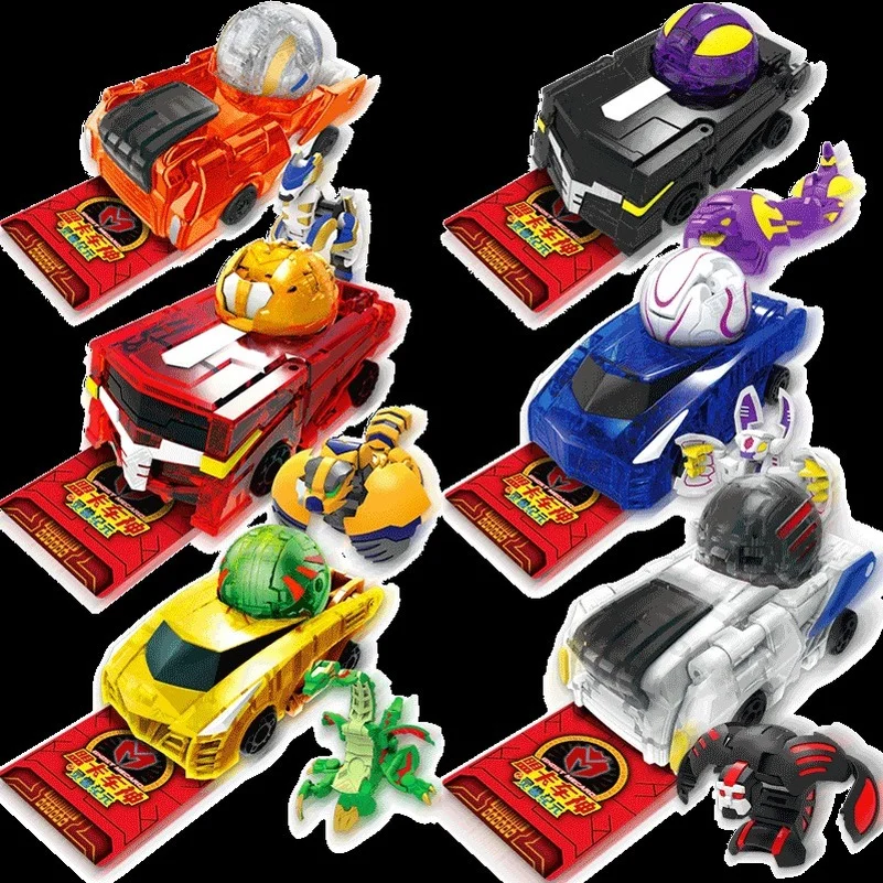 

New MONKART TURNING MEECARDS Deformation Robot Car Bakuball Bakucar Dragon MonsterBall Boy Toys Children Chrtistmas Gifts