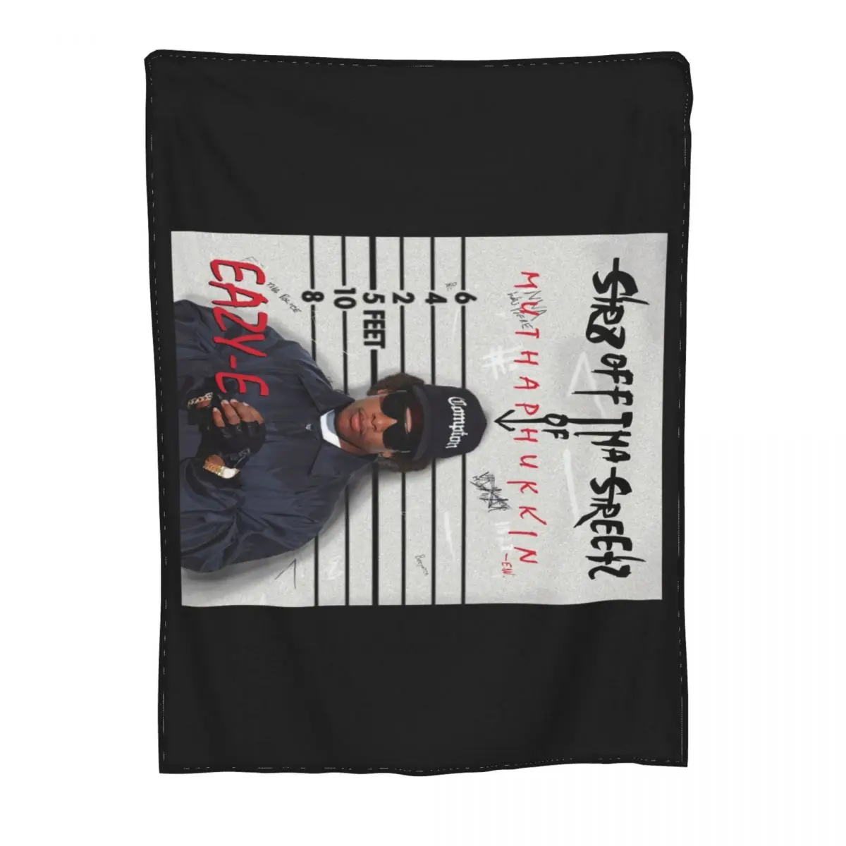 Одеяло Eazy E Str8 Off Tha Streetz Of Muthaphukkin Compton Swea Dtg белое Размеры S 5Xl для женщин и мужчин
