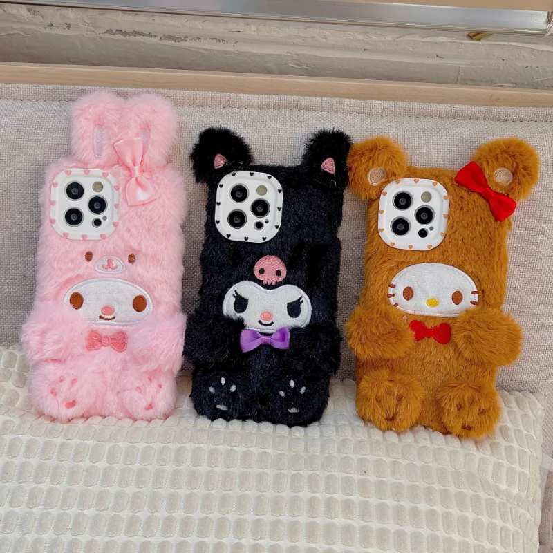 

Новинка кавайный Sanrio IPhone14plus аниме мультфильм милый IPhone11 подходит для pro Max фотооболочка Рождественский подарок