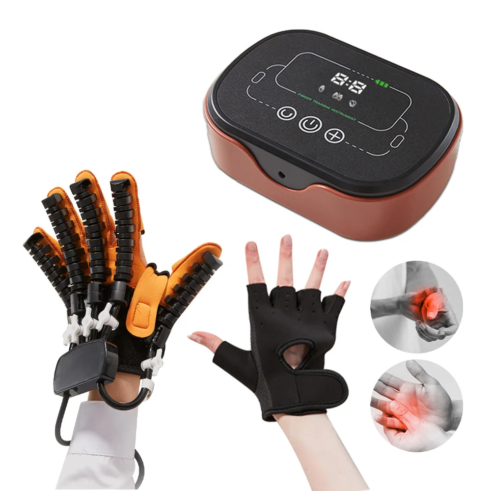 

Hand Rehabilitation Robot Hand Massager Massage Gloves Braces Supports Bone Care Hand Training Stroke Hemiplegia Finger Trainer